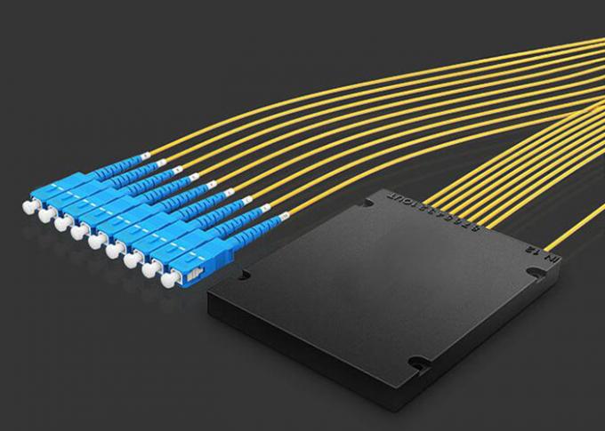 低い挿入損失、低いPDL 1 * 8 PLCのABS管、2.0mmの1Mケーブル、繊維光学のディバイダー