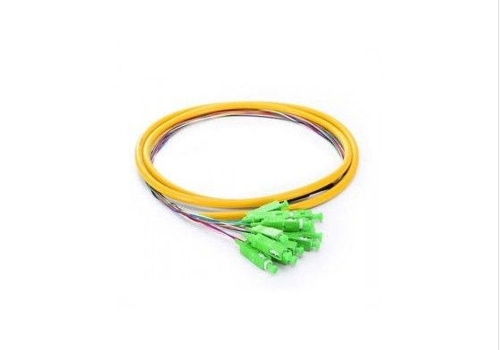 中国 SM SX 0.9mmのジャンパー線のピグテールは、12の中心の短いピグテールとのタイプ高温安定性に送風します サプライヤー