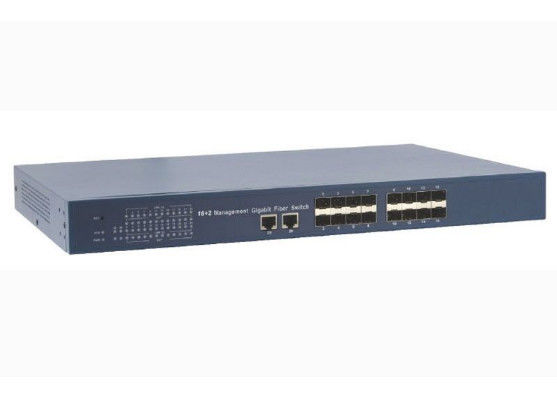 中国 イーサネット スイッチ、8K MACが付いているイーサネット スイッチへの1310nm繊維光学上の1000M SFP力 サプライヤー