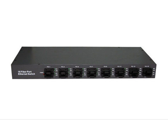 中国 Vlan Mac 16の港のイーサネット スイッチ、10/100基盤- 20KM - 100KMのイーサネット スイッチへのFx サプライヤー