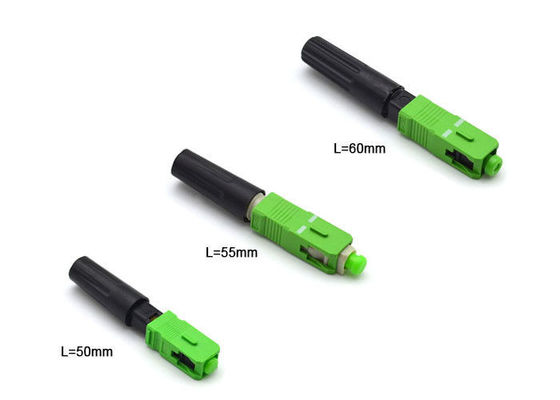 中国 FTTHのドロップ・ケーブルの現場組立のコネクター前磨かれた50mmは現地で作りました サプライヤー