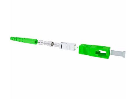 SC/APC SX DXの光ファイバ ケーブルのコネクター、SM MMの陶磁器のフェルール繊維はコネクター絶食します サプライヤー