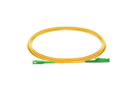 FTTH E2000の繊維光学のパッチ・コード1 - 3mの長さ3Dは磨かれたテストに合格しました サプライヤー