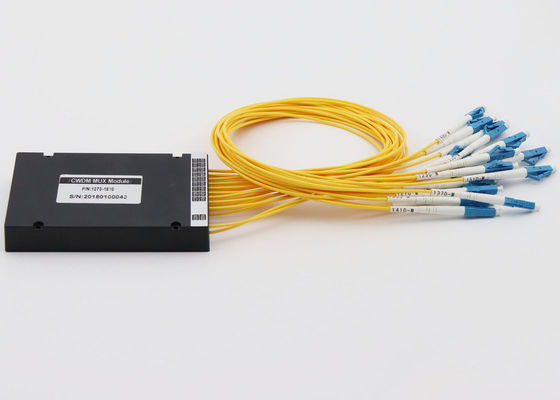 高い信頼性Mux Demux CwdmのLCのコネクターが付いている4Ch/8Ch/18 CH CWDMモジュール サプライヤー